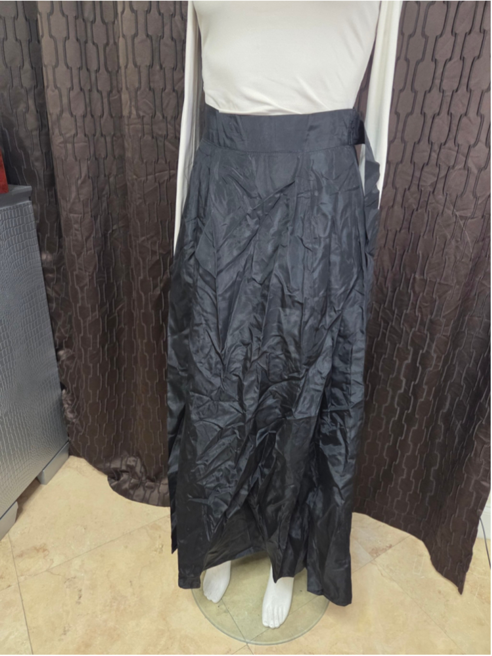 Women's Cool Collection Black Maxi Skirt Size S
